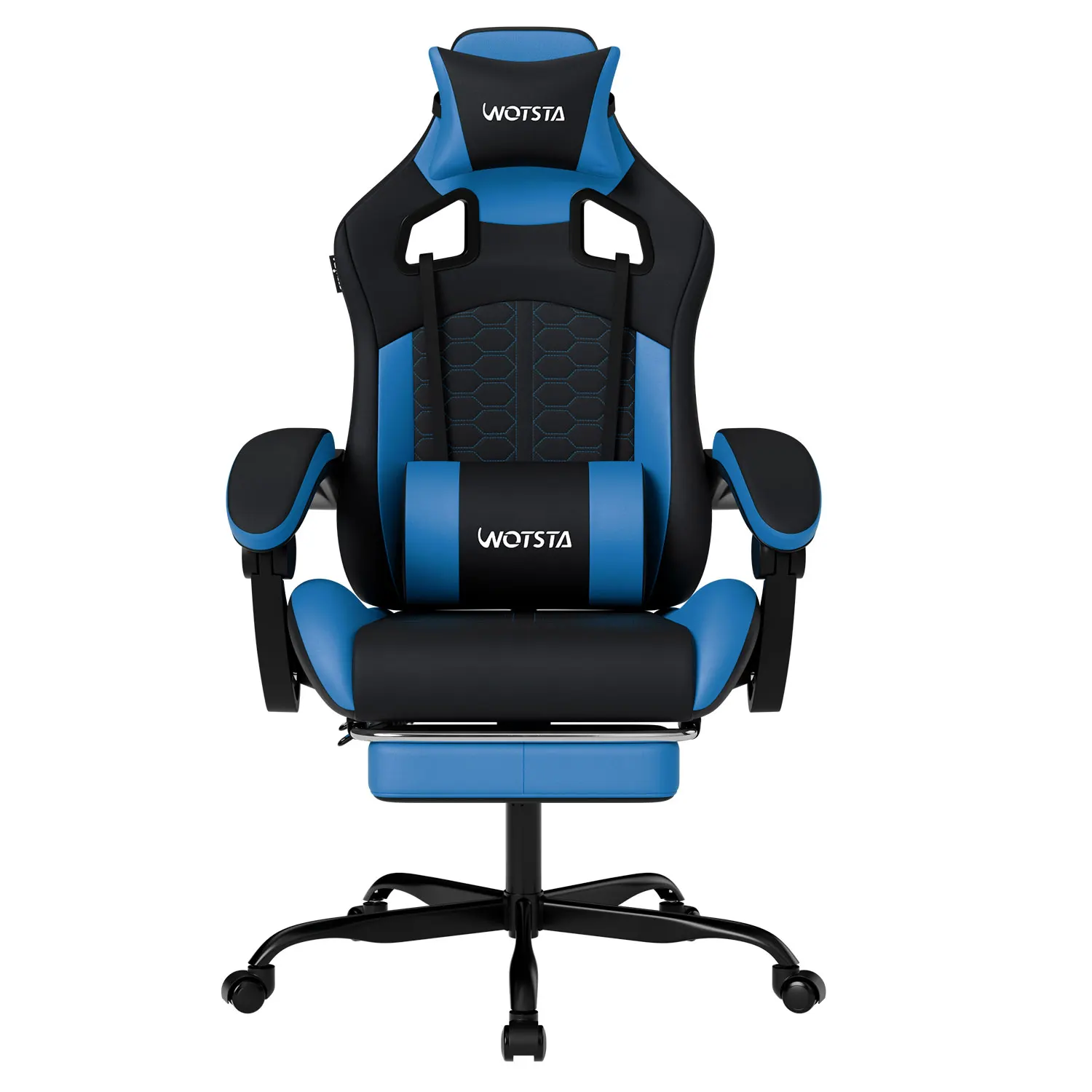 Gaming Chair | Heavy-Duty Ergonomic Design with Lumbar Cushion | Height Adjustable Computer Chair - Thumbnail 2