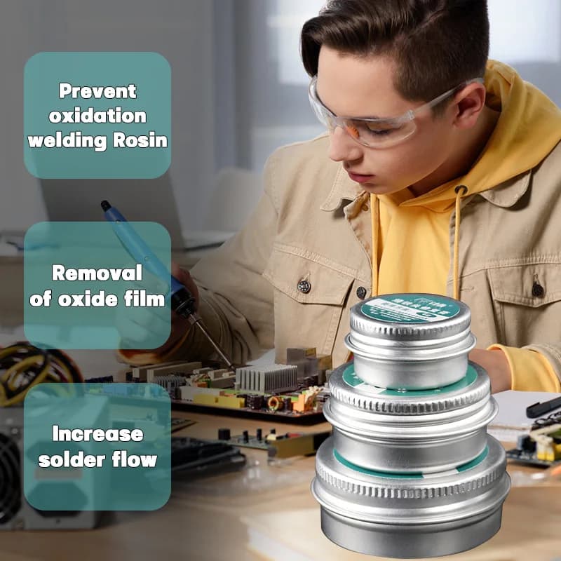 Soldering Tip Cleaner & Restorer | Non-Stick Oxide Removal Paste | Enhances Welding Efficiency - Thumbnail 6