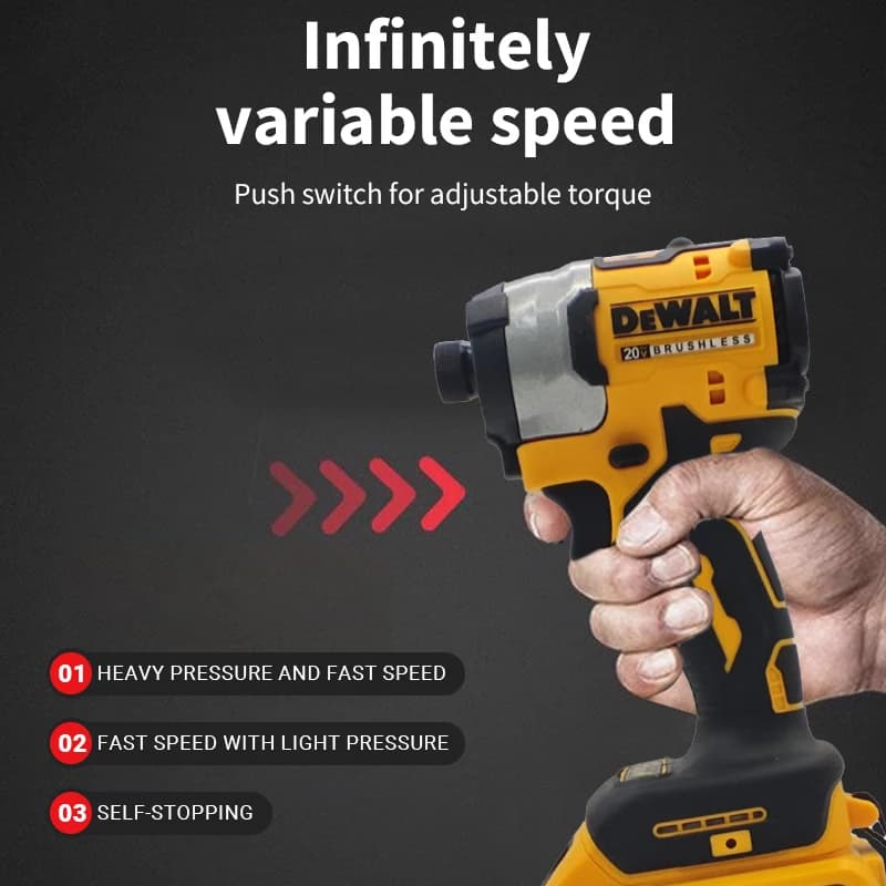 DeWalt DCF850 Brushless Impact Driver | High-Torque Performance | Cordless Power Tool - Thumbnail 4