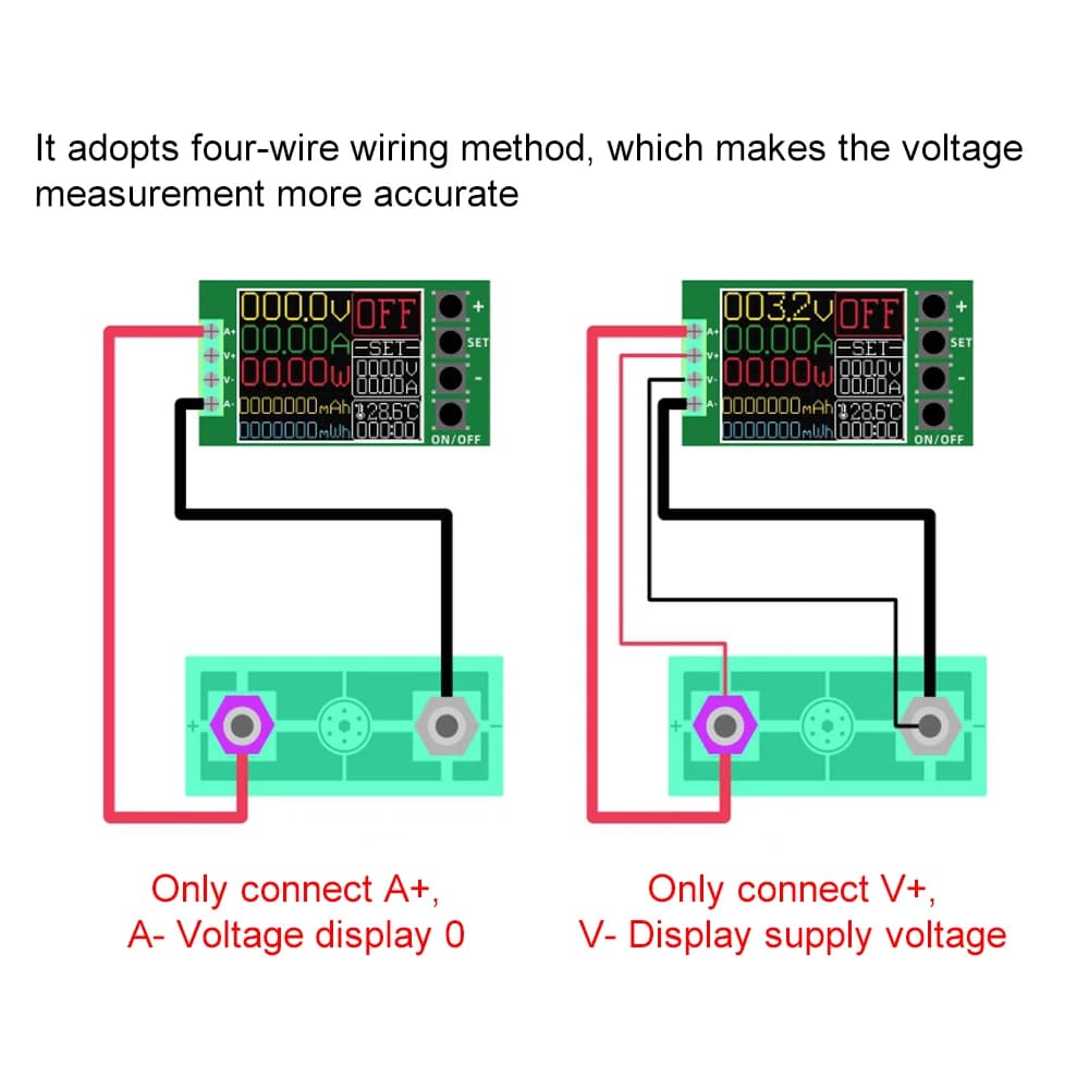 150W DC Electronic Load Tester | 4-Wire Battery Analyzer & Discharger | US Plug - Thumbnail 7