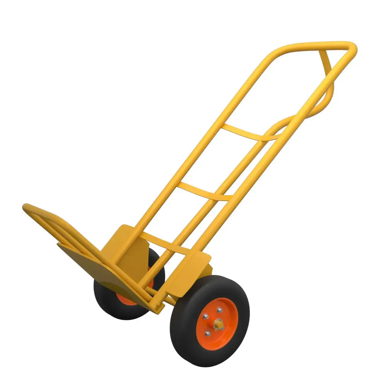 Heavy-Duty Hand Truck | All-Terrain Steel Dolly Cart for Storage & Transport - Thumbnail 2