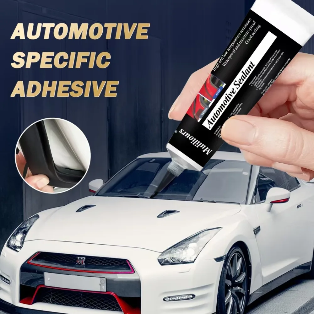 Professional-Grade Windshield & Glass Sealant | Waterproof Automotive Adhesive | Long-Lasting Repair Solution - Thumbnail 2