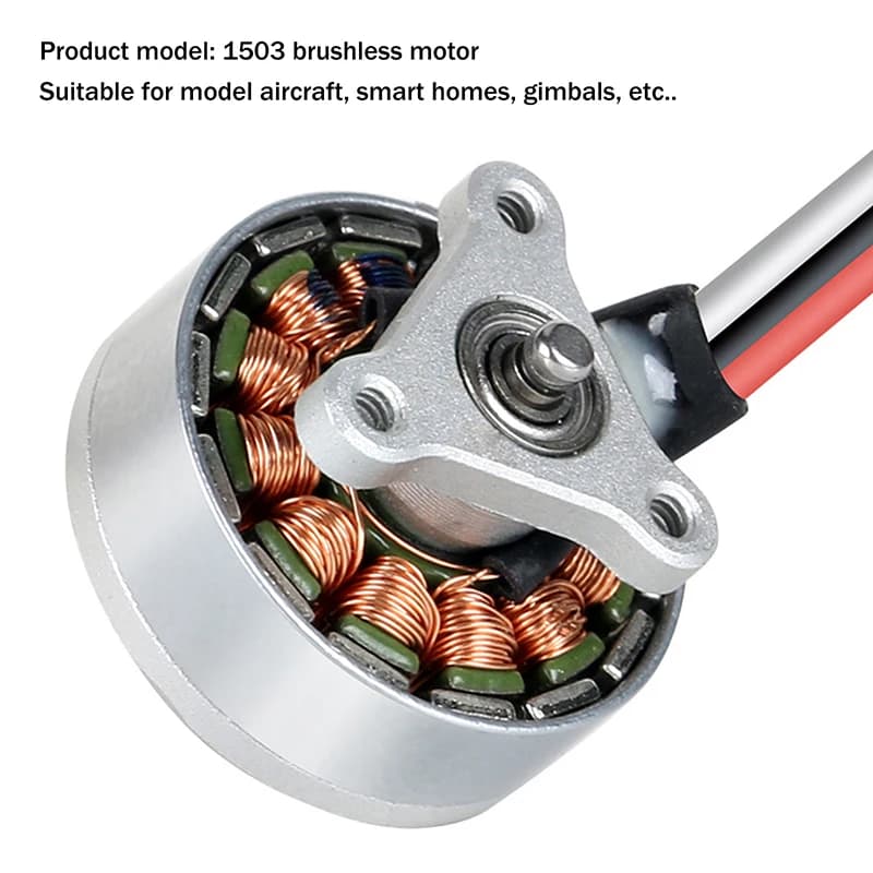 1503 Brushless Motor for RC Airplanes | High-Performance Electric Motor | 4-Axis Aircraft - Thumbnail 3