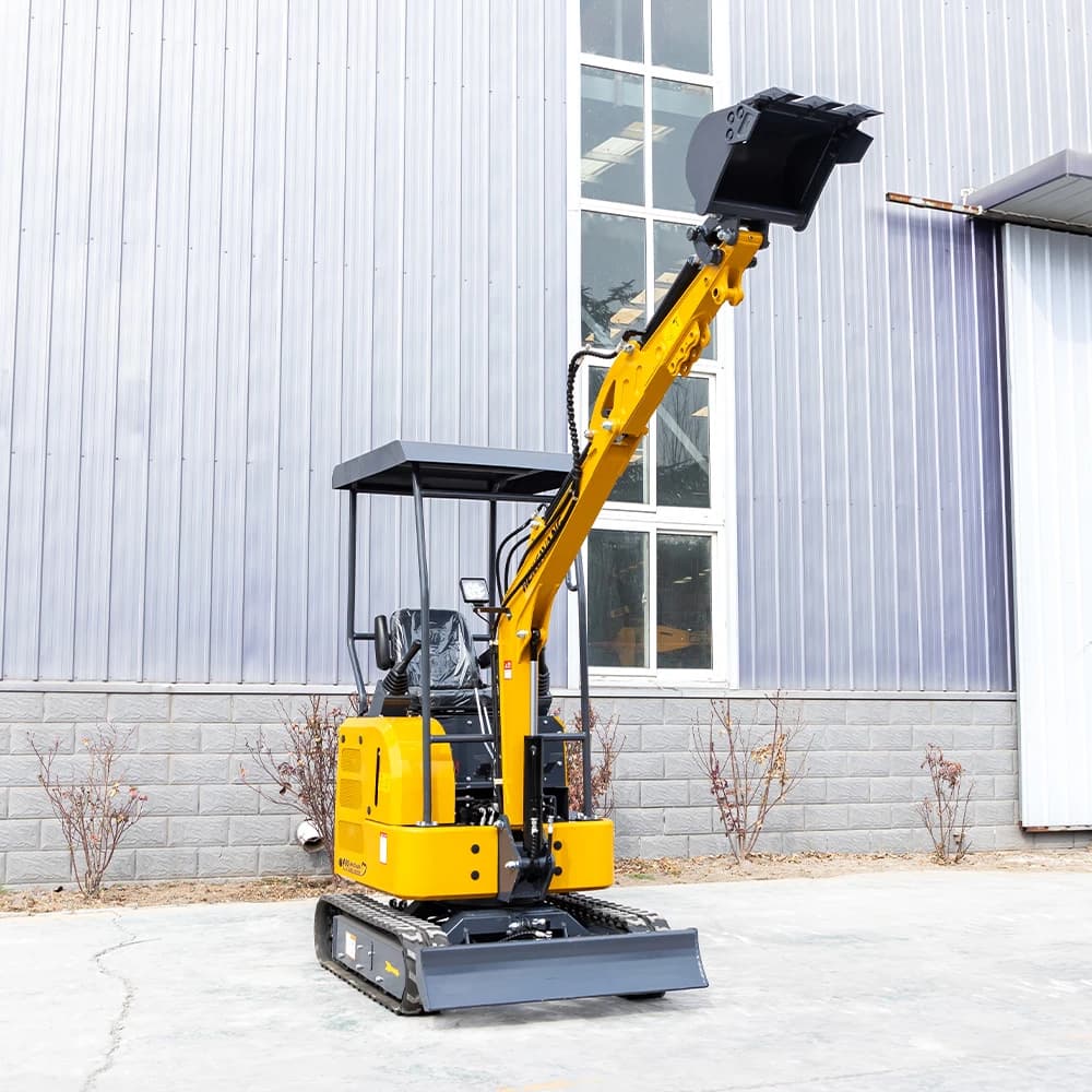 1.7-Ton Mini Excavator | Kubota Diesel Engine | Compact Hydraulic Digger for Farm & Landscaping - Thumbnail 2