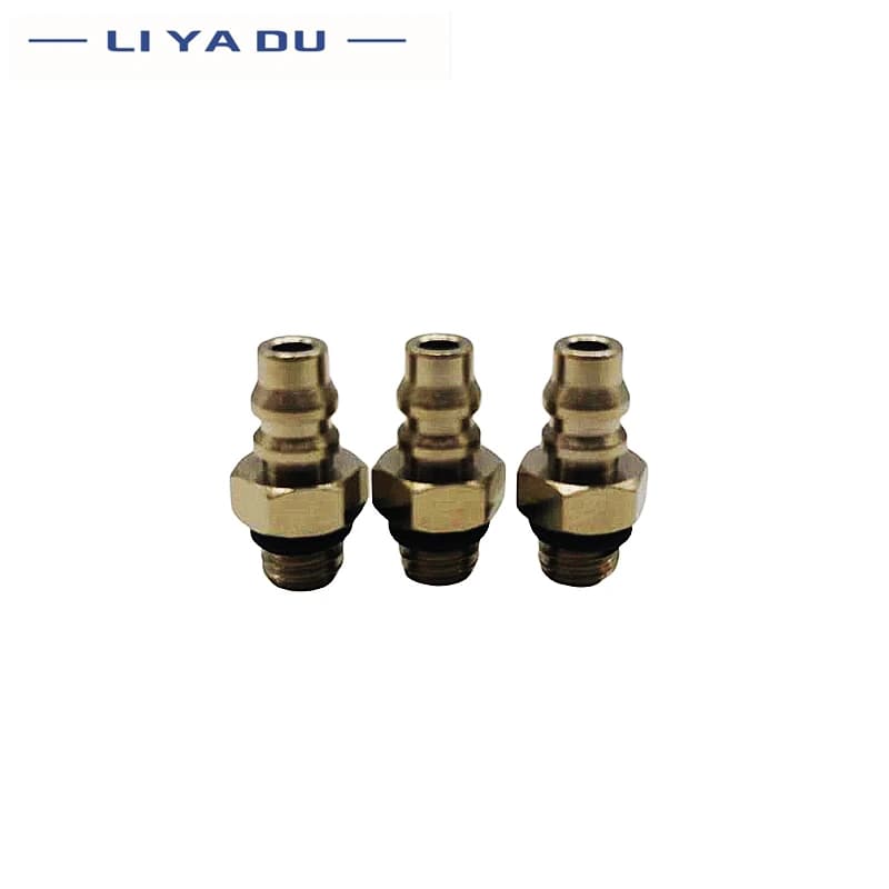 Brass Barb Fittings Kit | M3-M6 to 2mm-6mm OD Air Hose Connectors | Durable Pneumatic Adapters - Thumbnail 2