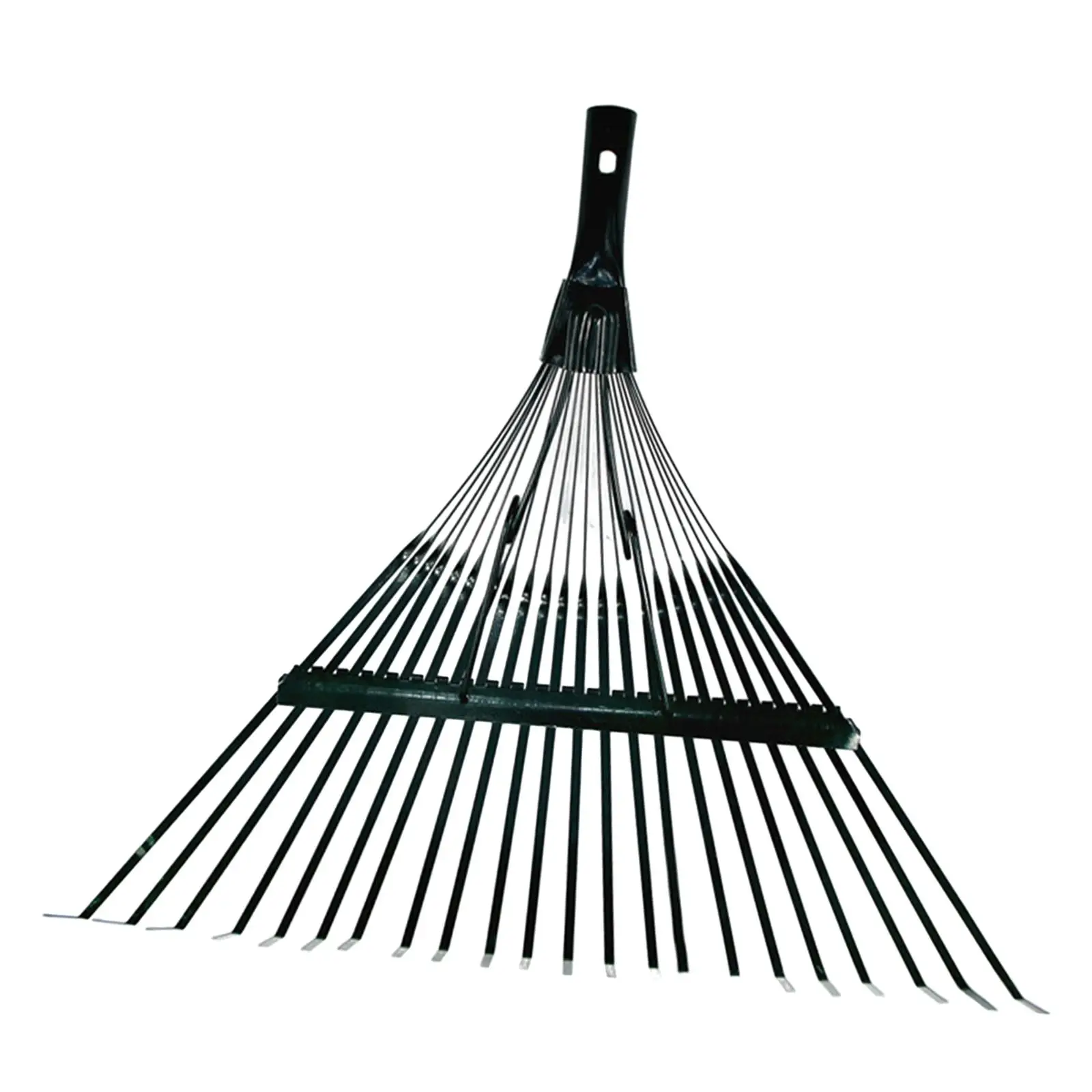 Lawn Leaf Rake | High Carbon Steel Durable Head | Yard, Gardening & Camping Tool - Thumbnail 2