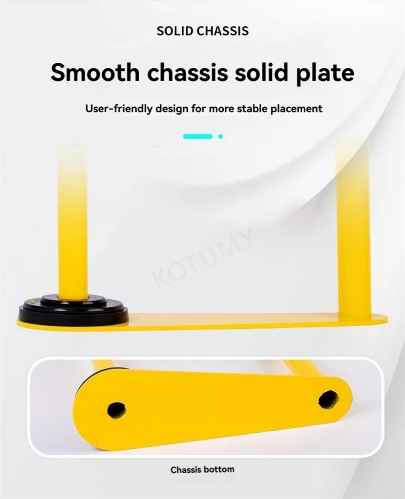 Manual Pallet Wrapper | Heavy-Duty Stretch Film Dispenser | 45-50cm Height Adjustment - Thumbnail 2