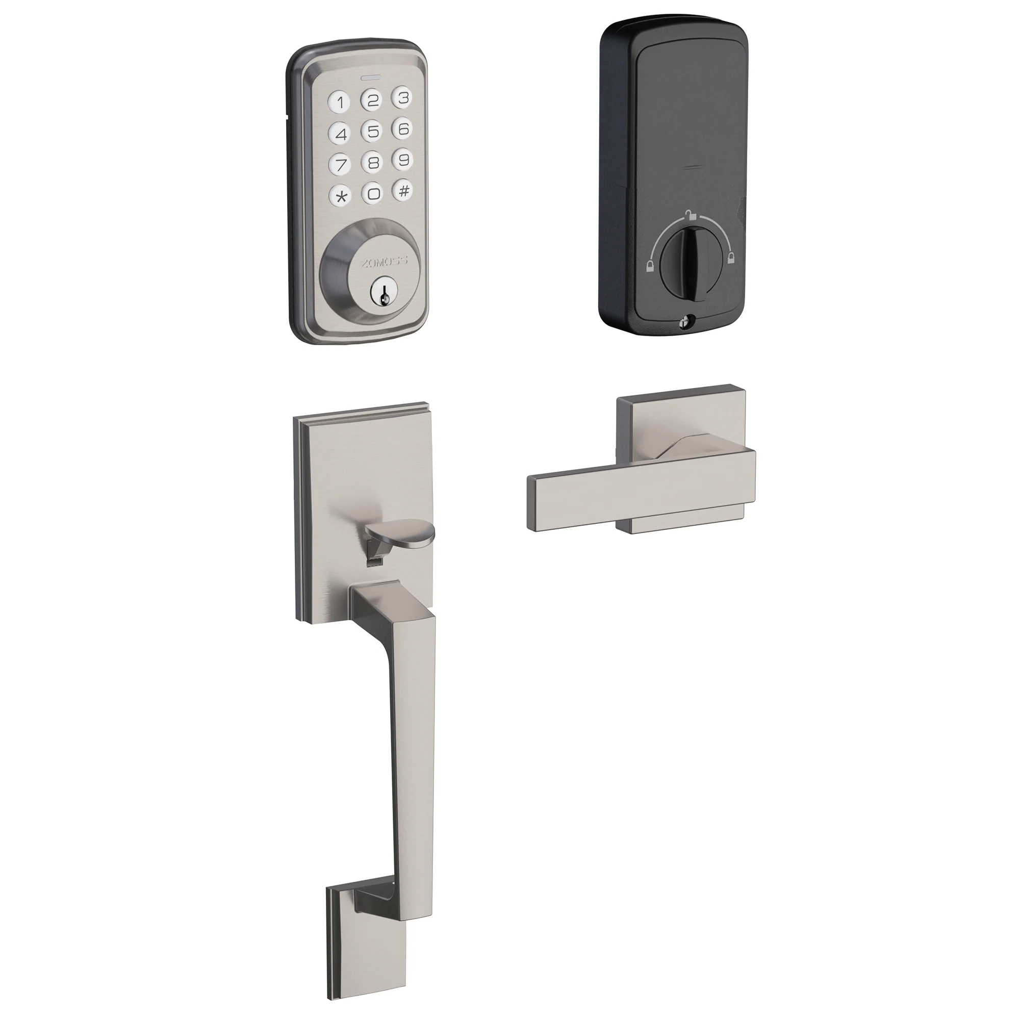 Fingerprint Door Lock | Keypad & Keyless Entry | Two-Door Knob Touch Security Set - Thumbnail 4