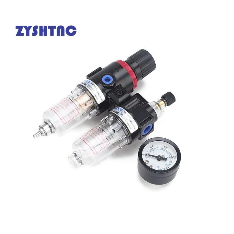 Air Compressor Filter | AFC2000 Oil-Water Separator | G1/4 Port | Pressure Regulation - Thumbnail 2