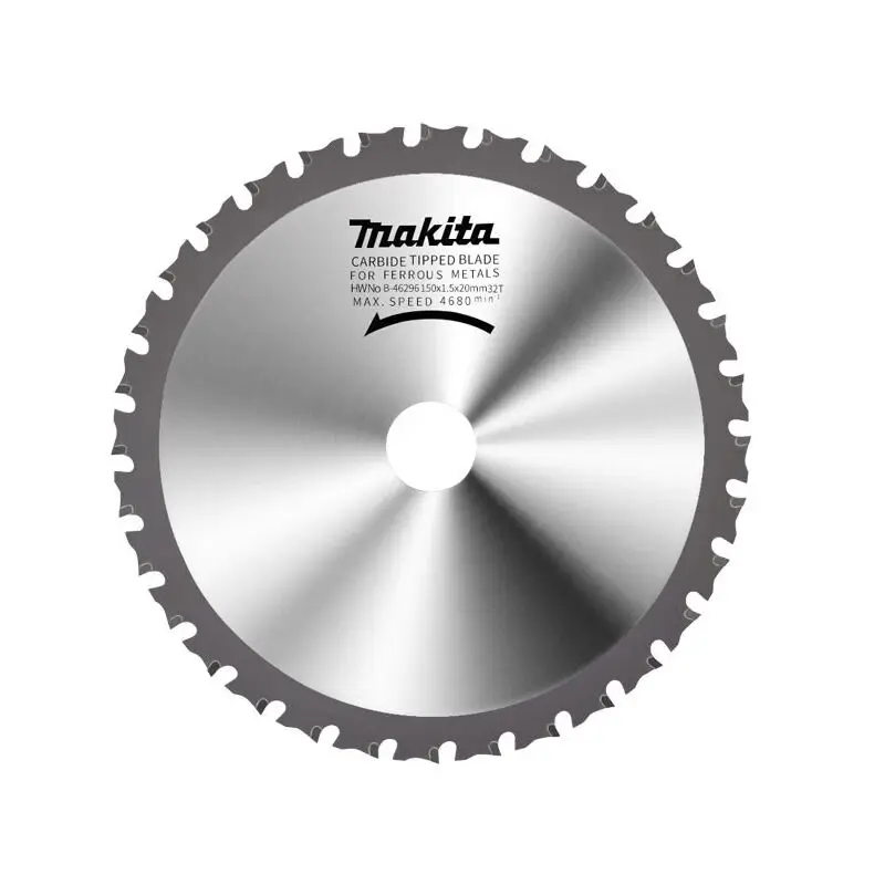 Makita  B-46296 Genuine Metal Saw Cutting Blade 150X20X32T  Quick Cutting Circular Saw Blade Power Tool Accessories - Thumbnail 6