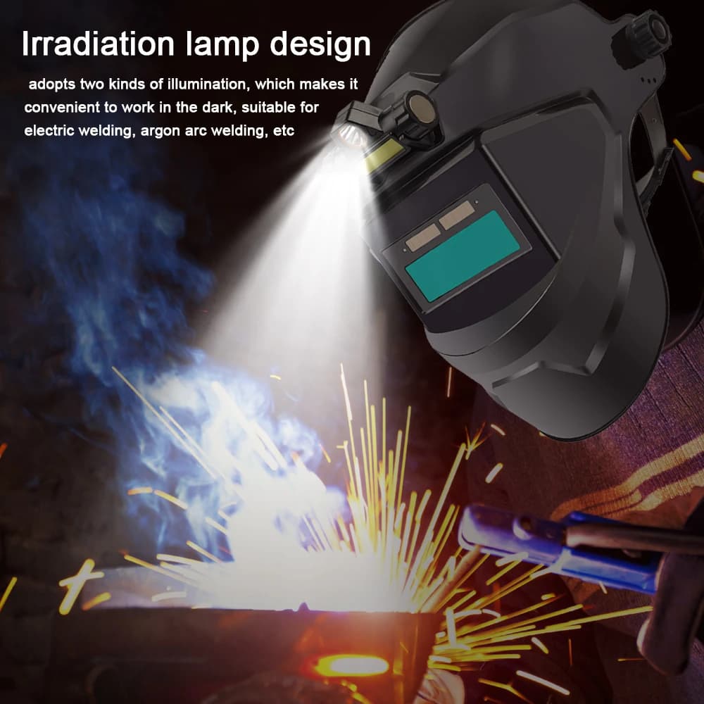 Welding Helmet Headlamp | XPE+COB Dual-Light System | USB-Rechargeable for Welding & Outdoor Use - Thumbnail 6