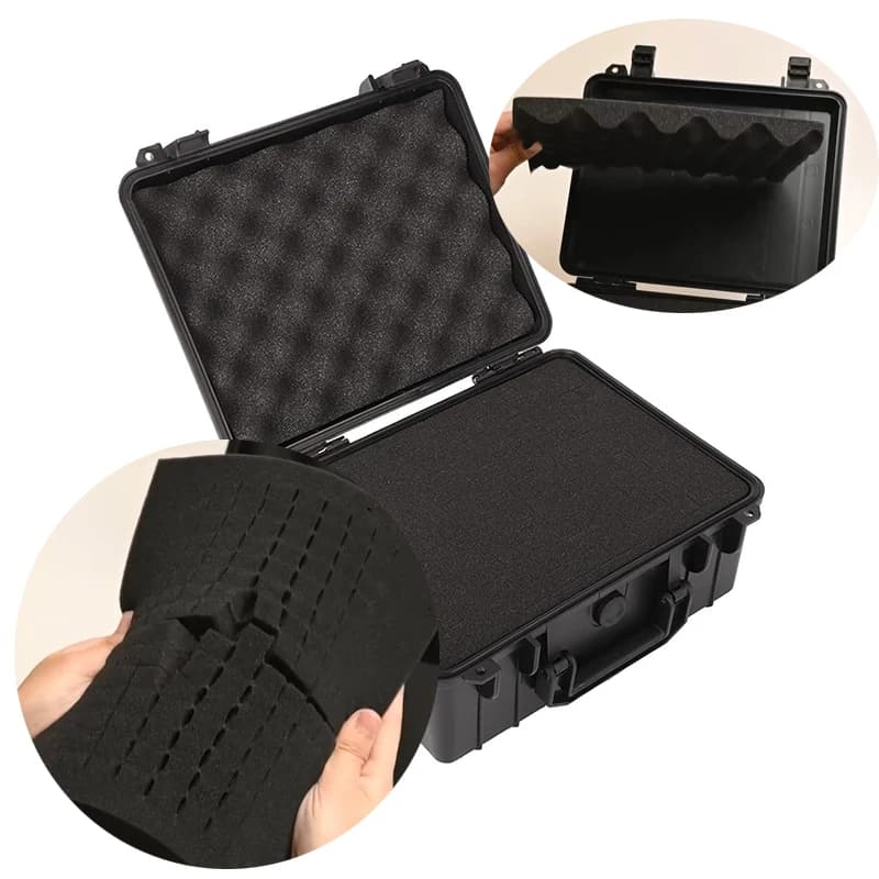 Hard Tool Case | With Pre-Cut Foam Organizer | Heavy-Duty Hardware Toolbox - Thumbnail 5