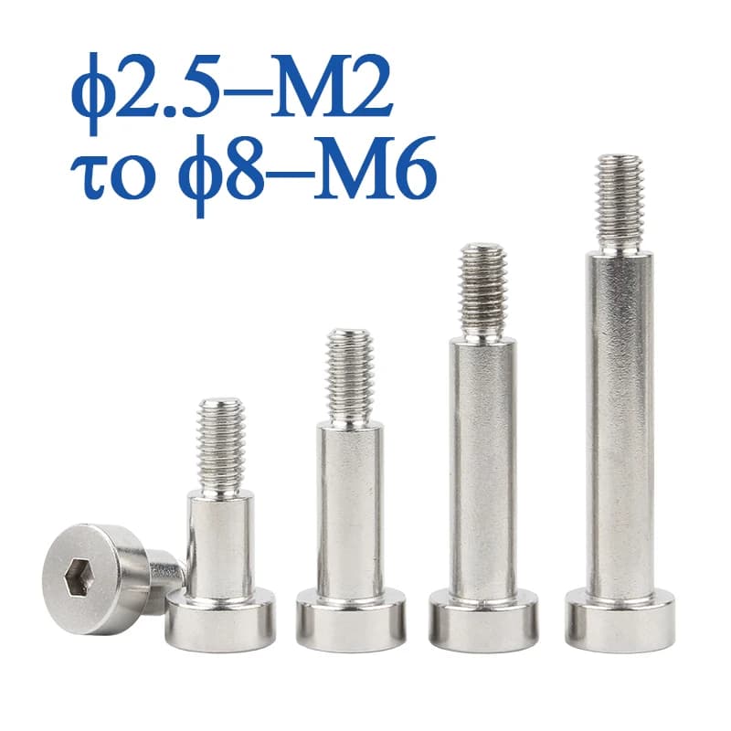 Bearing Screws | M3-M6 304 Stainless Steel Hex Socket Cap Bolts | 10pcs/lot High Tensile - Thumbnail 2