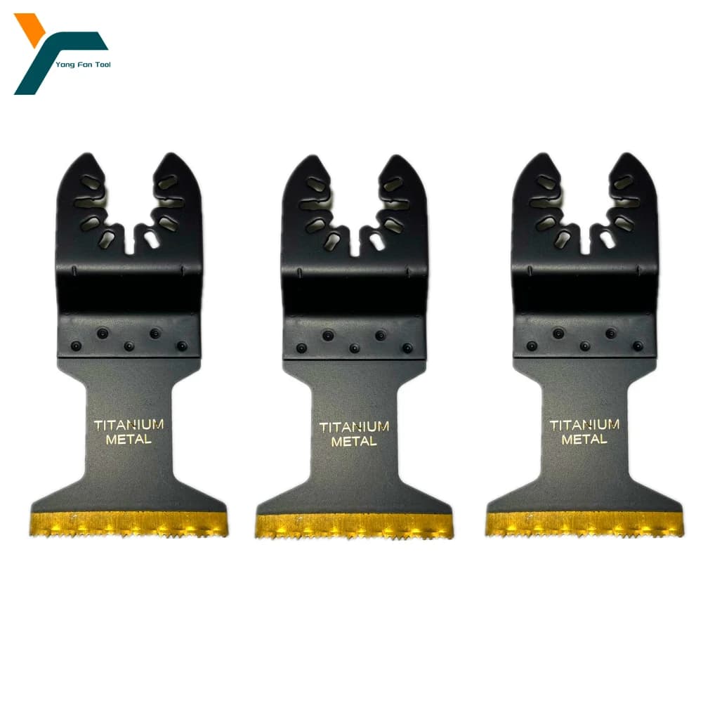 Professional Oscillating Multi-Tool Blades | 3-Piece Carbide Tooth Set | Compatible with Bosch, DeWalt, Makita, Milwaukee - Thumbnail 2