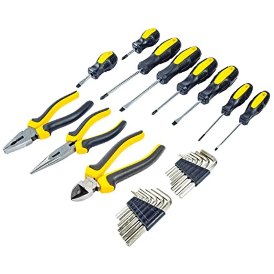 170-Piece Mechanic's Tool Set | Powder-Coated Steel Toolbox | Sockets & Ratchets - Thumbnail 6