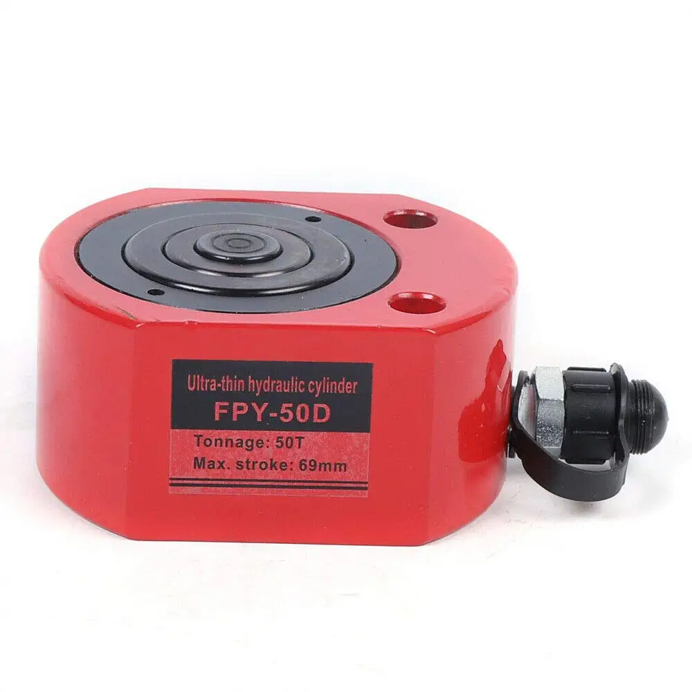 50-Ton Hydraulic Ram | Low-Profile Heavy-Duty Cylinder for Bridge & Machinery Lifting - Thumbnail 3