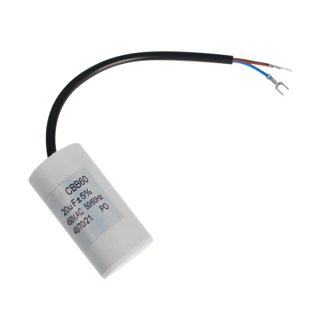 Professional-Grade CBB60 Motor Run Capacitor | 450VAC | 3-20µF | For Washing Machine & Appliance Repair - Thumbnail 2