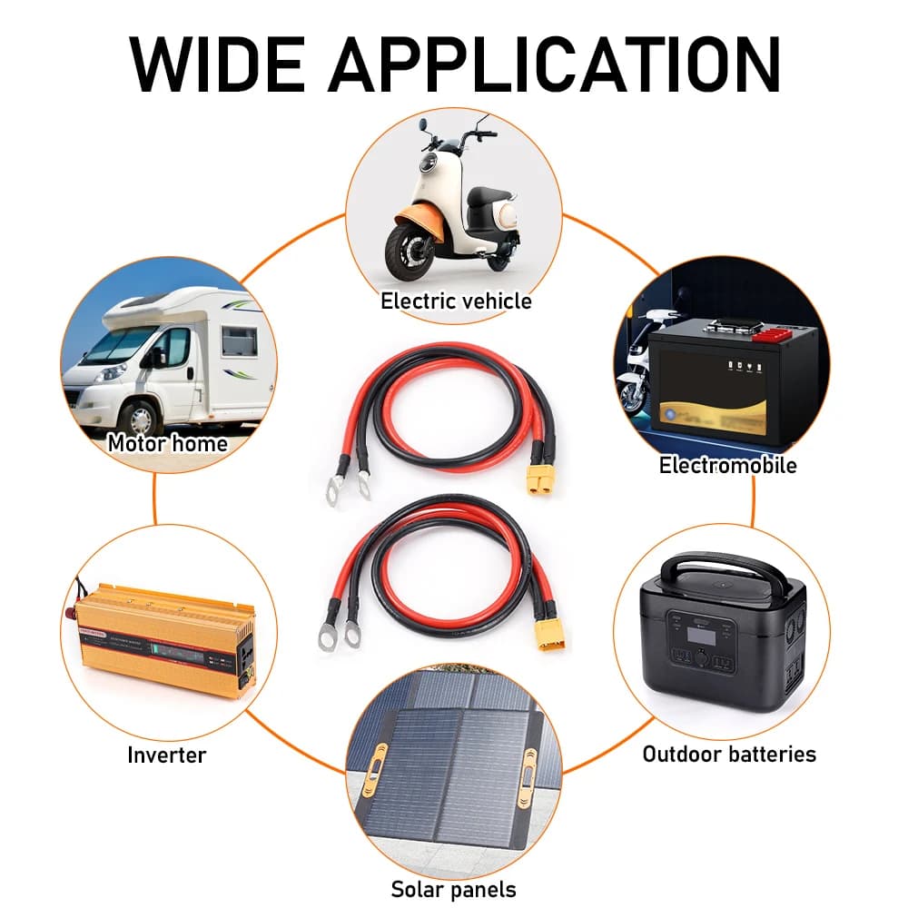 XT60 to M8 Adapter Cable | 10AWG High-Current Power Connector for RC & FPV Batteries - Thumbnail 4