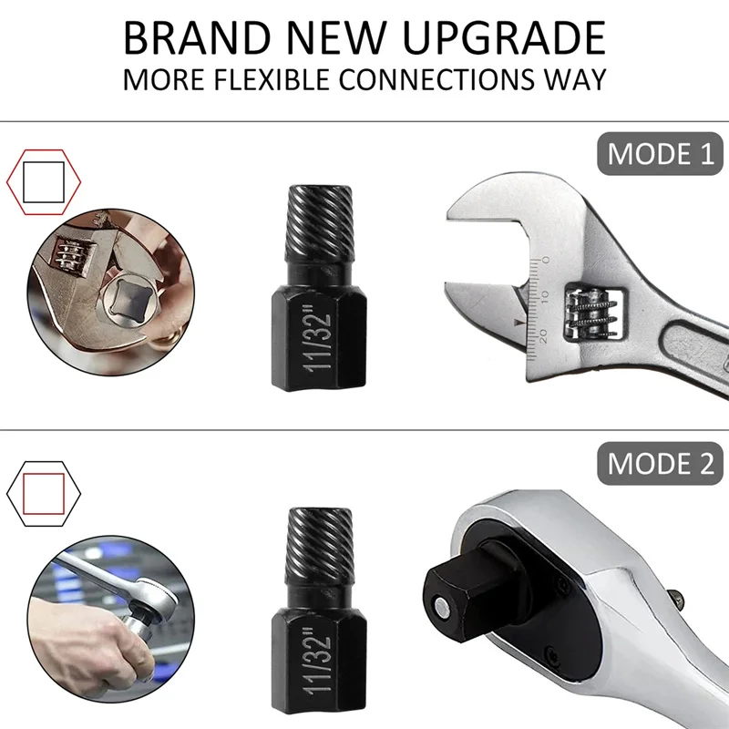 Screw Extractor Kit | 10-Piece Alloy Steel Set | Damaged Bolt & Stud Remover - Thumbnail 3