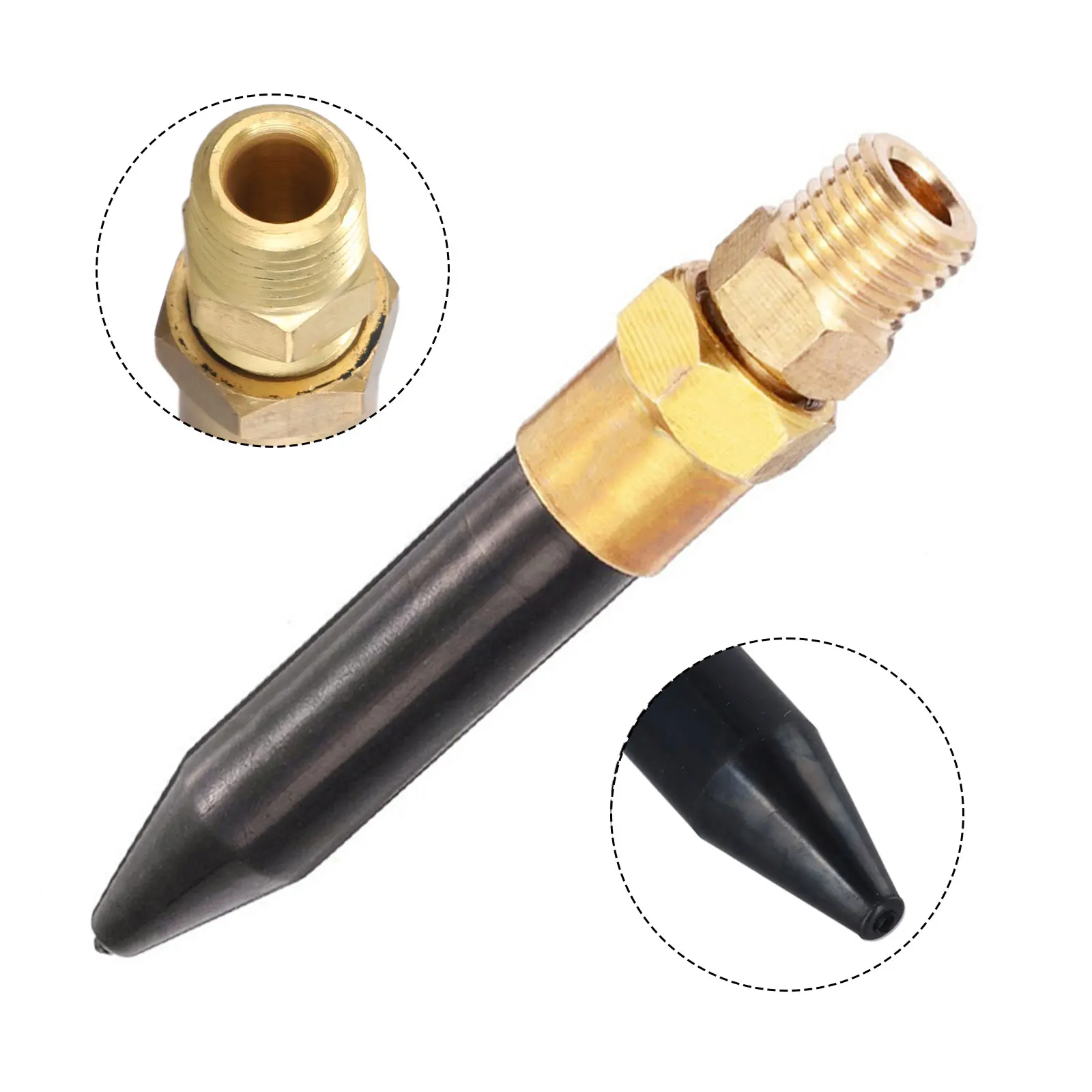 Balloon Inflator Nozzle | 1/4 NPT Tilt Valve Regulator | Durable Replacement Accessory - Thumbnail 2