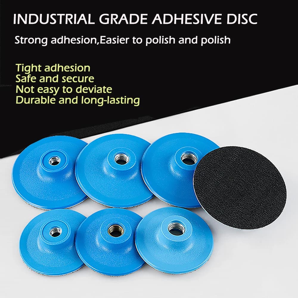 Self-Adhesive Backing Pad | 3 & 4 Discs | M10/M14 Thread for Sander & Angle Grinder - Thumbnail 6