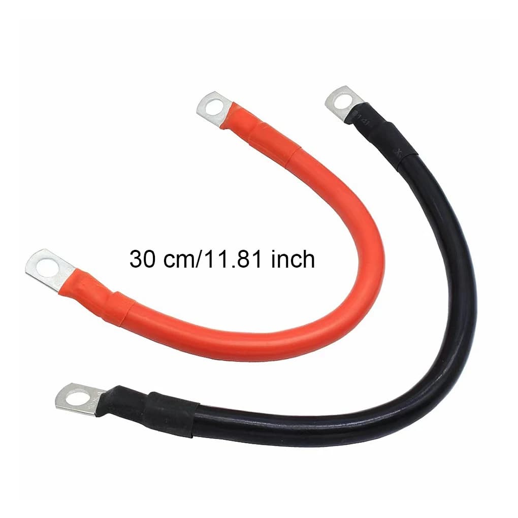 4 AWG Battery Cable Kit | Tinned Copper Inverter & Solar Wire | 30CM - Thumbnail 2