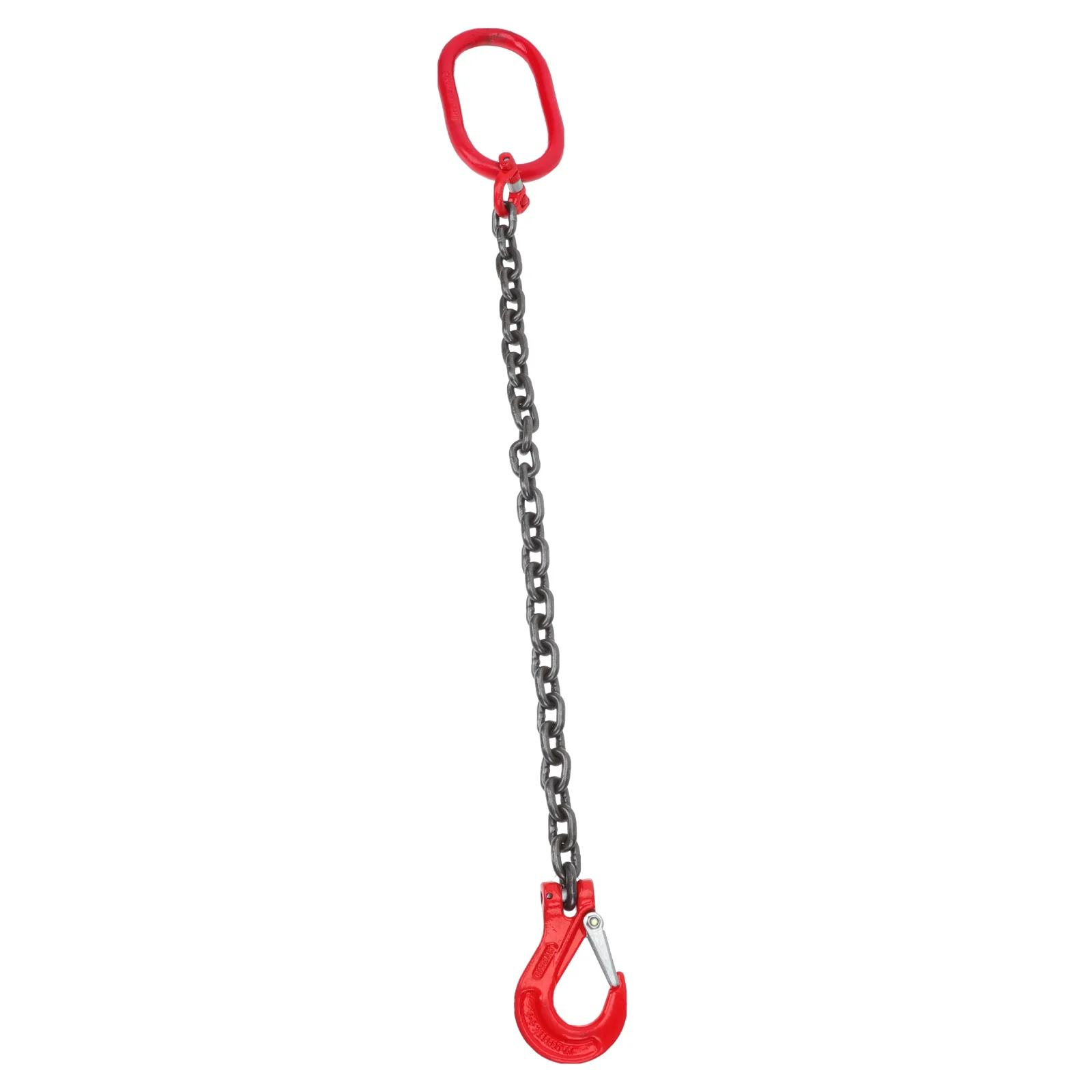 Heavy-Duty Manganese Steel Chain Sling | Single Leg with Hook | Waterproof & Corrosion-Resistant