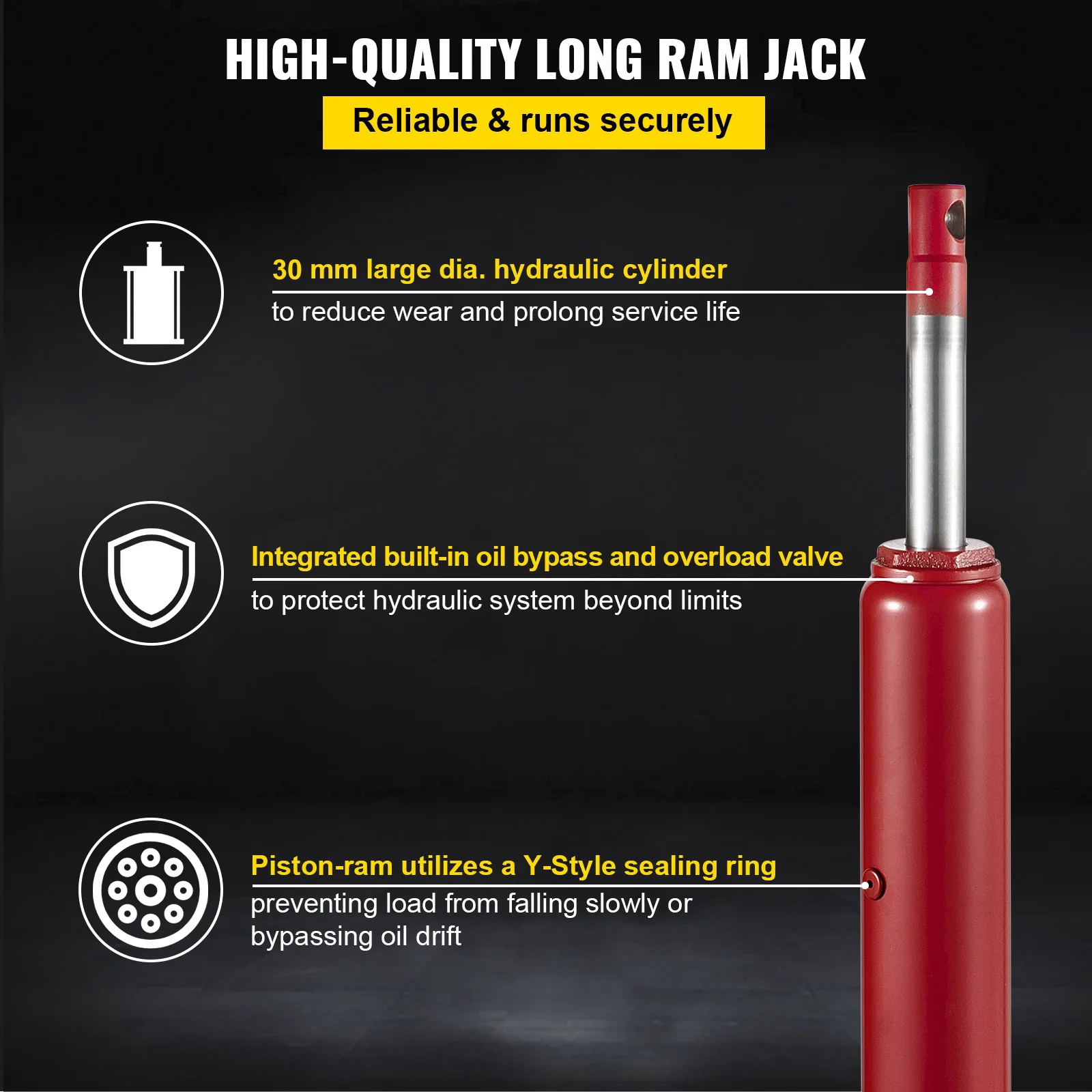 8-Ton Hydraulic Floor Jack | Heavy-Duty Clevis Base for Automotive & Industrial Lifting - Thumbnail 3