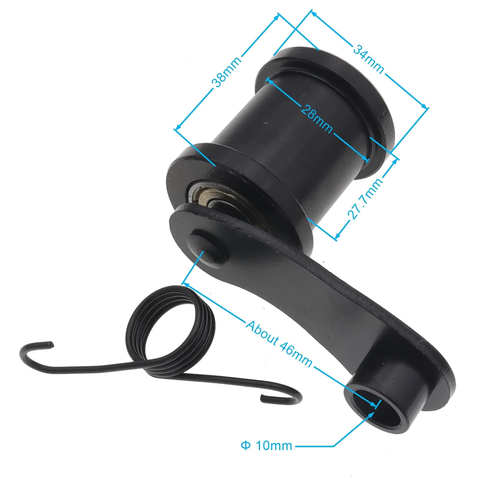 Bike Chain Tensioner with Roller | For Coleman CT100U CT200U & Baja MB200 | Powersports Replacement - Thumbnail 2
