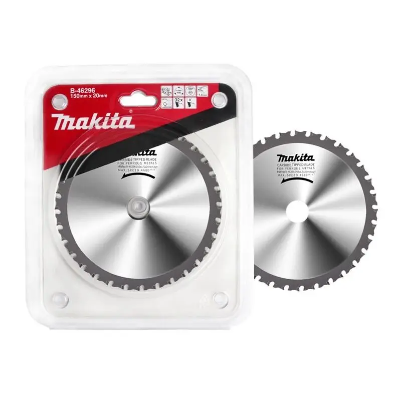 Makita  B-46296 Genuine Metal Saw Cutting Blade 150X20X32T  Quick Cutting Circular Saw Blade Power Tool Accessories - Thumbnail 5