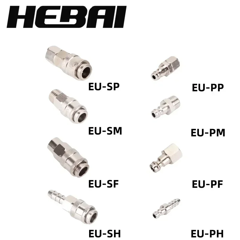 Quick-Connect Air Coupler | 1/4, 3/8, 1/2 NPT Male Thread | Industrial-Grade Brass Fitting - Thumbnail 6