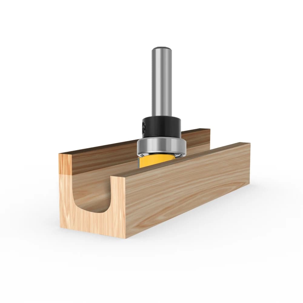 Nose Router Bit with Bearing | 6mm & 1/4 Inch Shank | For Bowl Tray & Wood Milling - Thumbnail 5