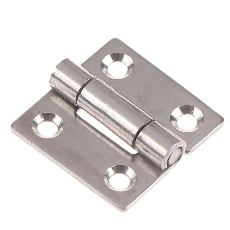 304 Stainless Steel Hinge | 40x40x2mm Thickened Plate | Equipment & Cabinet Hardware - Thumbnail 3