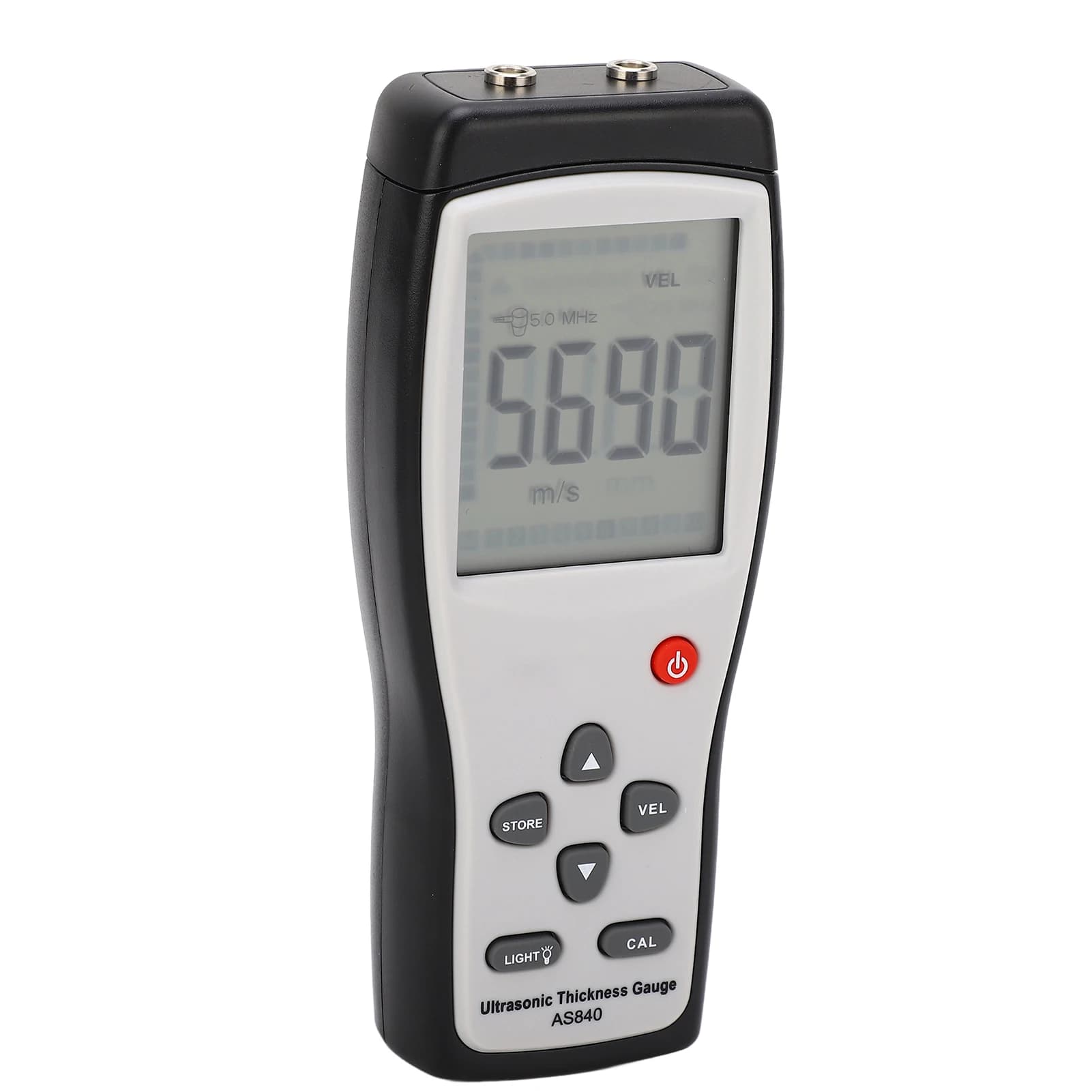 Ultrasonic Thickness Gauge with Sound Velocity Meter - AS840 Metal Depth Tester - Thumbnail 4