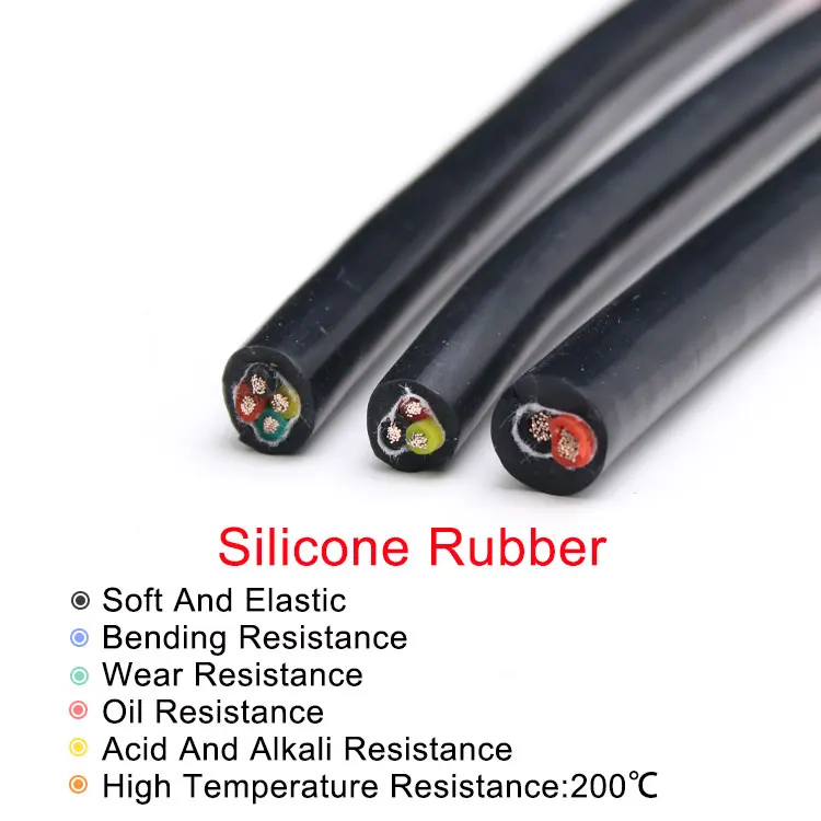 High-Temperature Silicone Insulated Wire | 22-10 AWG | 2-6 Core Power & Audio Cable - Thumbnail 3