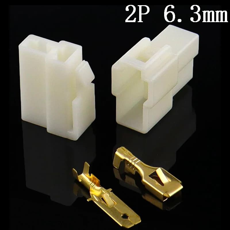 6.3mm Automotive Electrical Connector Kit | Male & Female Terminal Plugs for Car, Truck & eBike Wiring - Thumbnail 6
