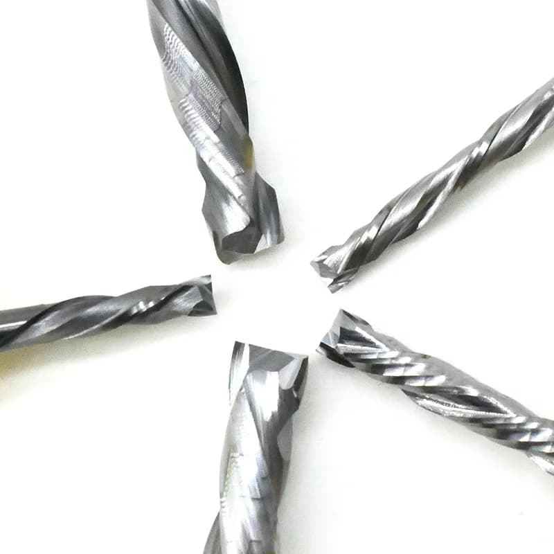 Compression Router Bits | 5pcs K30 Carbide | Up/Down Cut for Plywood & MDF - Thumbnail 6