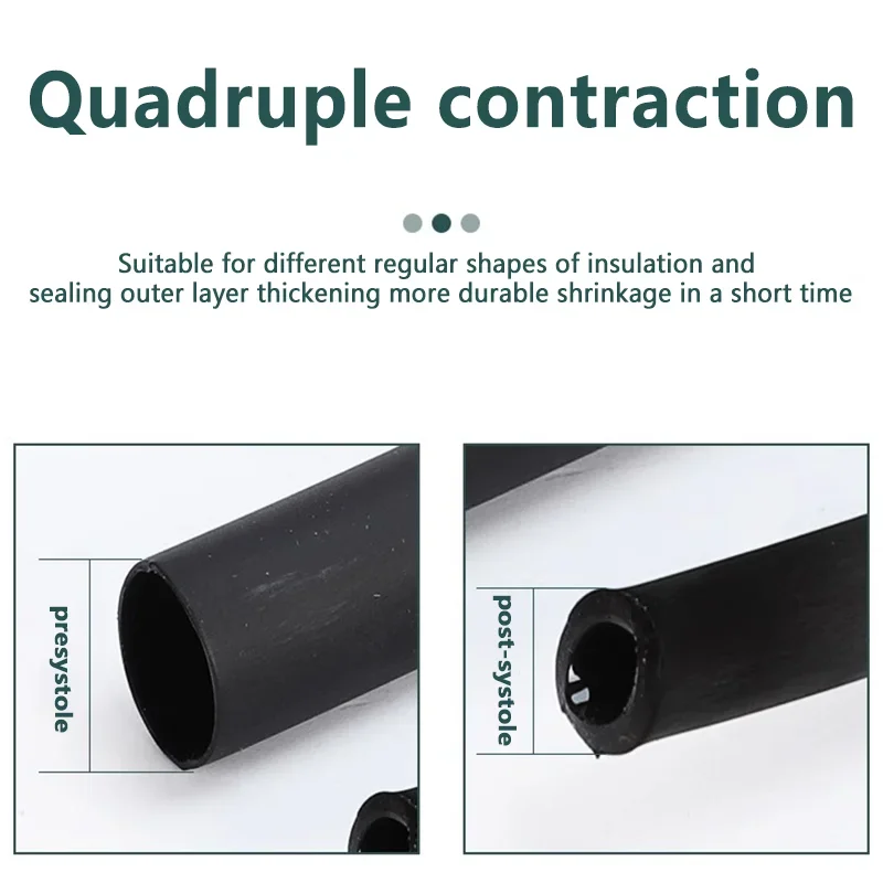 Heat Shrink Tubing Kit | 3:1 Adhesive Lined | 100m Assorted Wire Sleeving - Thumbnail 5