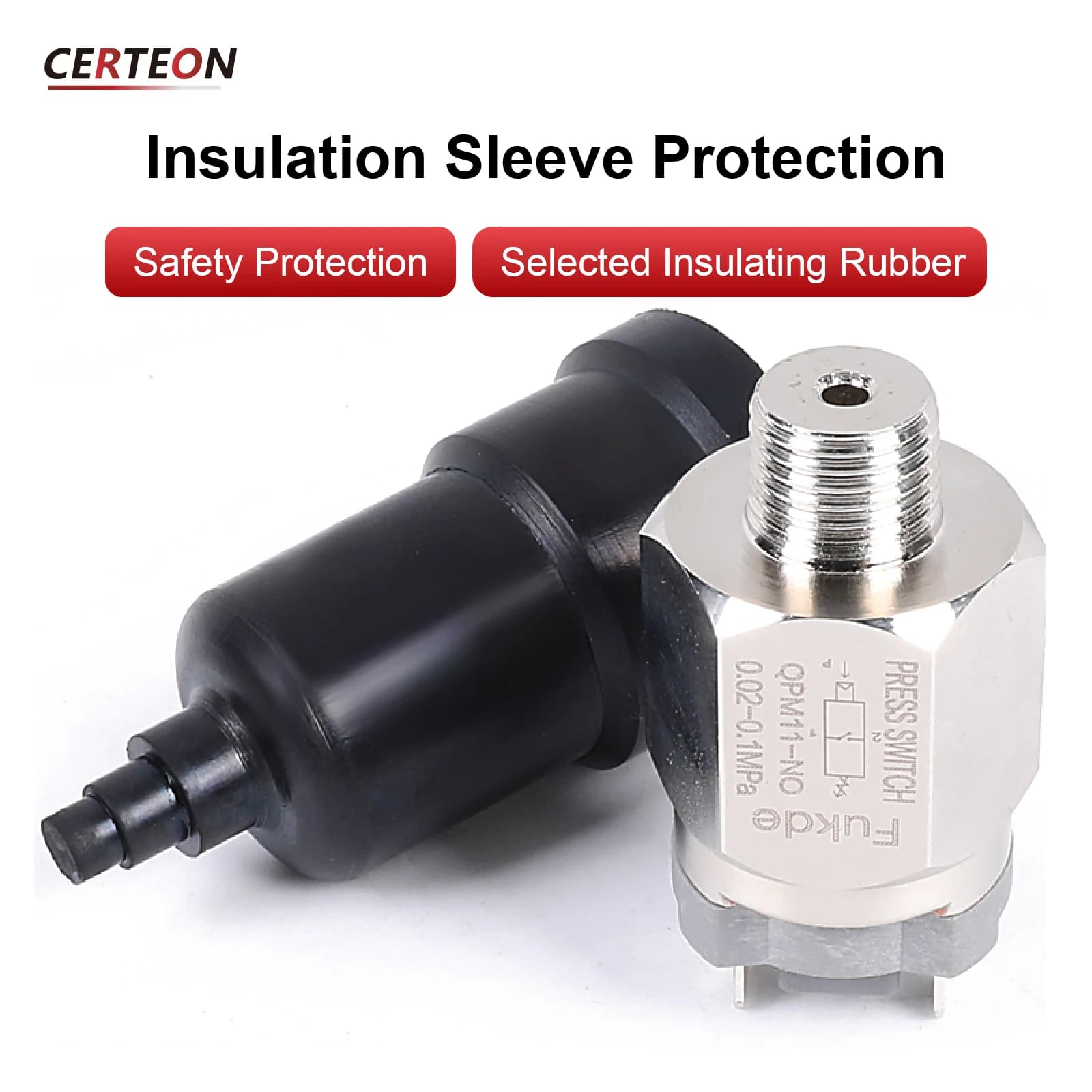 Professional Air Pressure Switch | 0.02-1MPa Adjustable Range | NO/NC Control for Compressors & Hydraulic Systems - Thumbnail 6