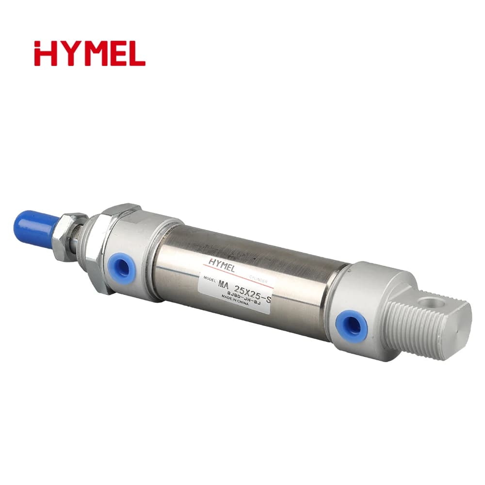 MA Series Pneumatic Cylinder | Double-Action with Magnet | 16-40mm Bore, 25-175mm Stroke - Thumbnail 5
