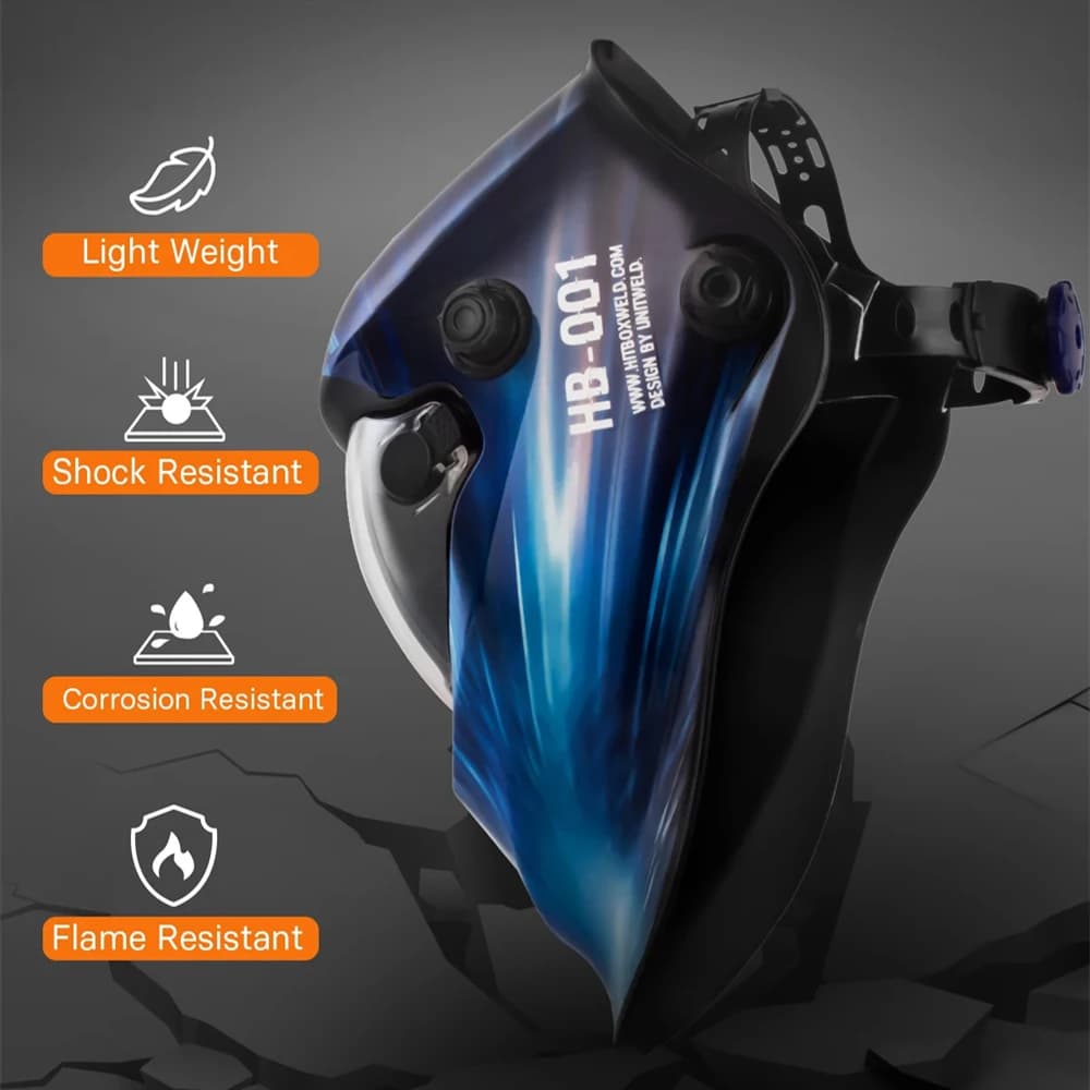 Auto-Darkening Welding Helmet | True Color View | Large Panoramic Lens for MIG/TIG/ARC - Thumbnail 2