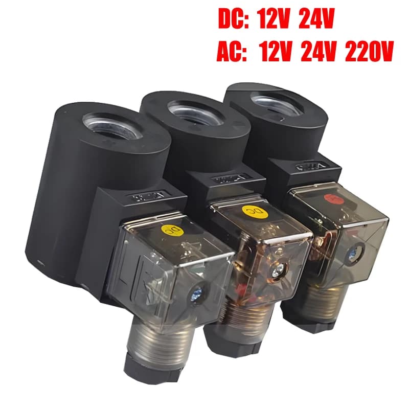 Hydraulic Solenoid Valve Coil | 13mm & 16mm Bore | 24V/12V DC & 220V AC - Thumbnail 2