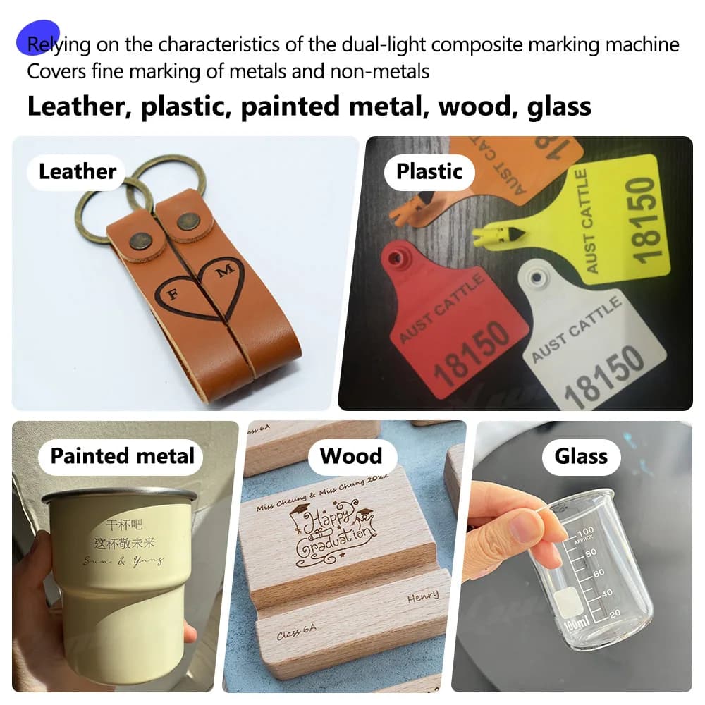 Dual-Laser Engraving System | For Wood, Metal & Leather | Desktop & Handheld Modes - Thumbnail 4