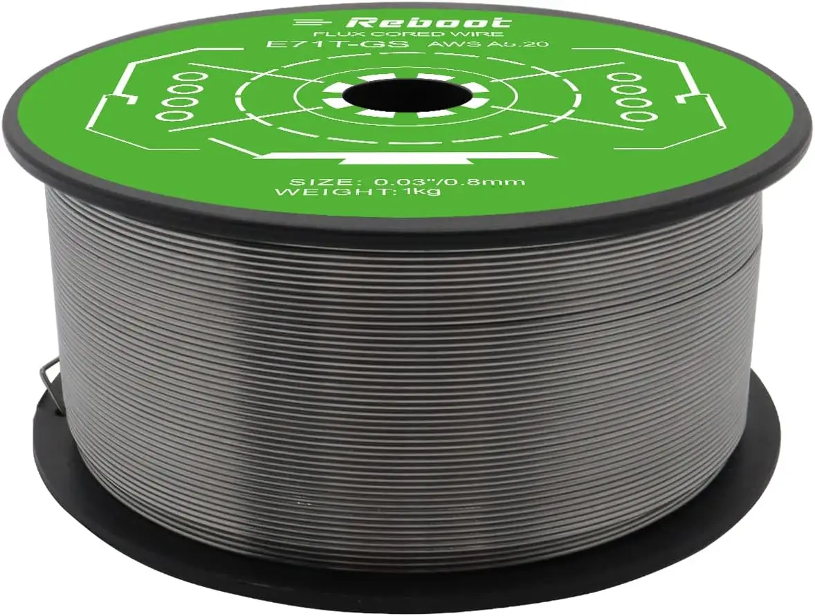 Professional-Grade 0.8mm Gasless MIG Welding Wire | 1kg Self-Shielded Spool for No-Gas Welding - Thumbnail 2