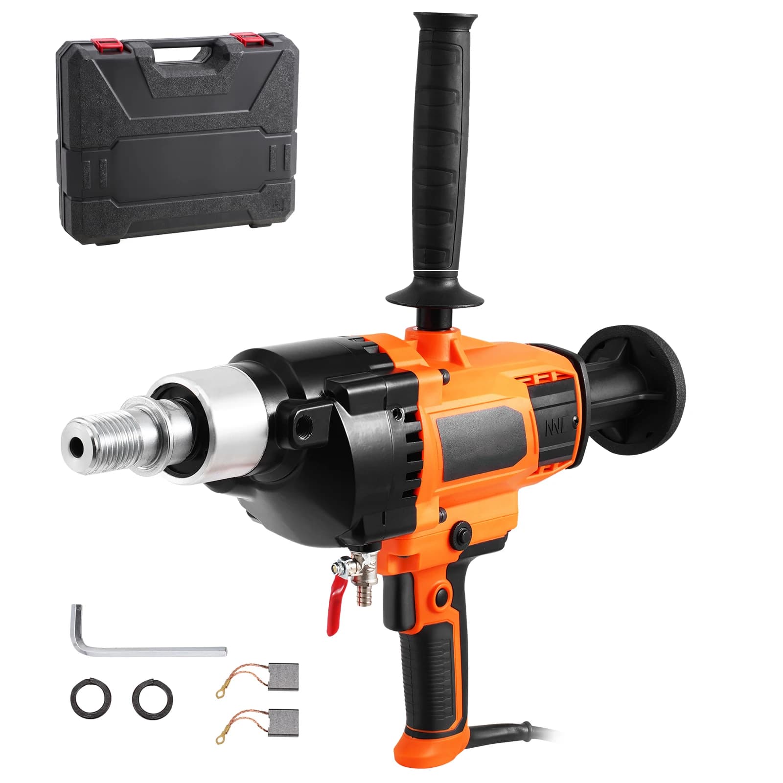 SucceBuy 2000W/2600W Handheld Core Drill Machine Drilling Diameter Wet&Dry Diamond Core Drill Rig Rugged Concrete Core Drill - Thumbnail 2