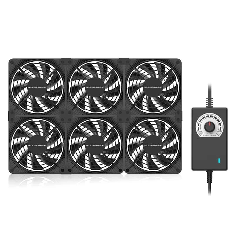 High-Performance 120mm Server Cooling Fan | 3000 RPM High Airflow | 220V Cabinet Ventilation System - Thumbnail 7