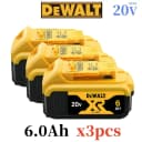 20V 6.0Ah x3pcs