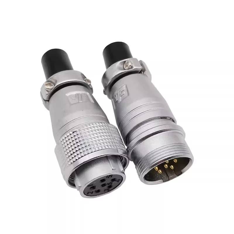 Aviation Connector Plug | 2-12 Pin PLS20 Series | 20mm Opening Diameter - Thumbnail 6