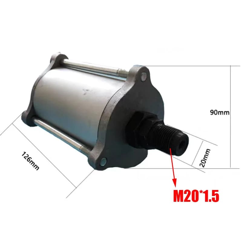 Hydraulic Shop Press | 20T, 32T, 50T Heavy-Duty Capacity | Industrial-Grade Booster Pump - Thumbnail 3