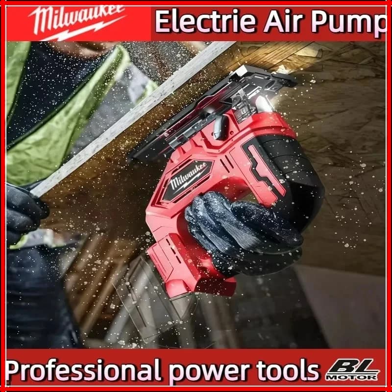 Milwaukee M18 Brushless Jig Saw | 3000RPM Cordless Curve Saw | Adjustable Woodworking Power Tool - Thumbnail 4